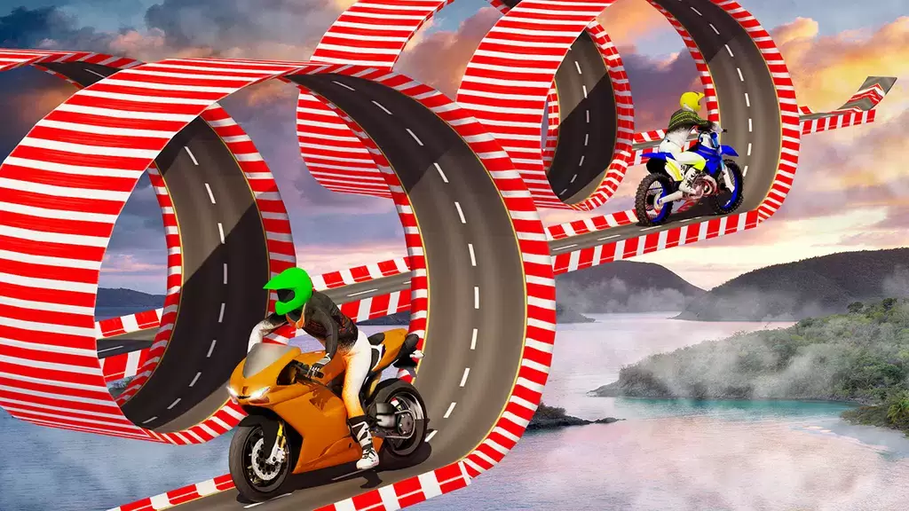 Schermata Stunt Bike Race Moto Drive 3D 3