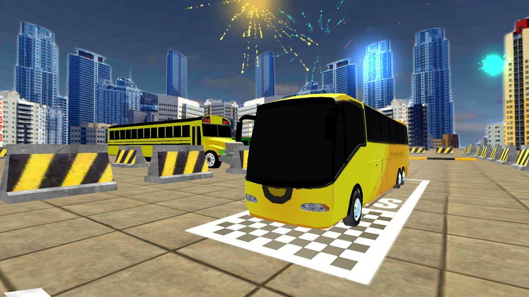 Modern Bus Drive Parking 3D Ekran Görüntüsü 2