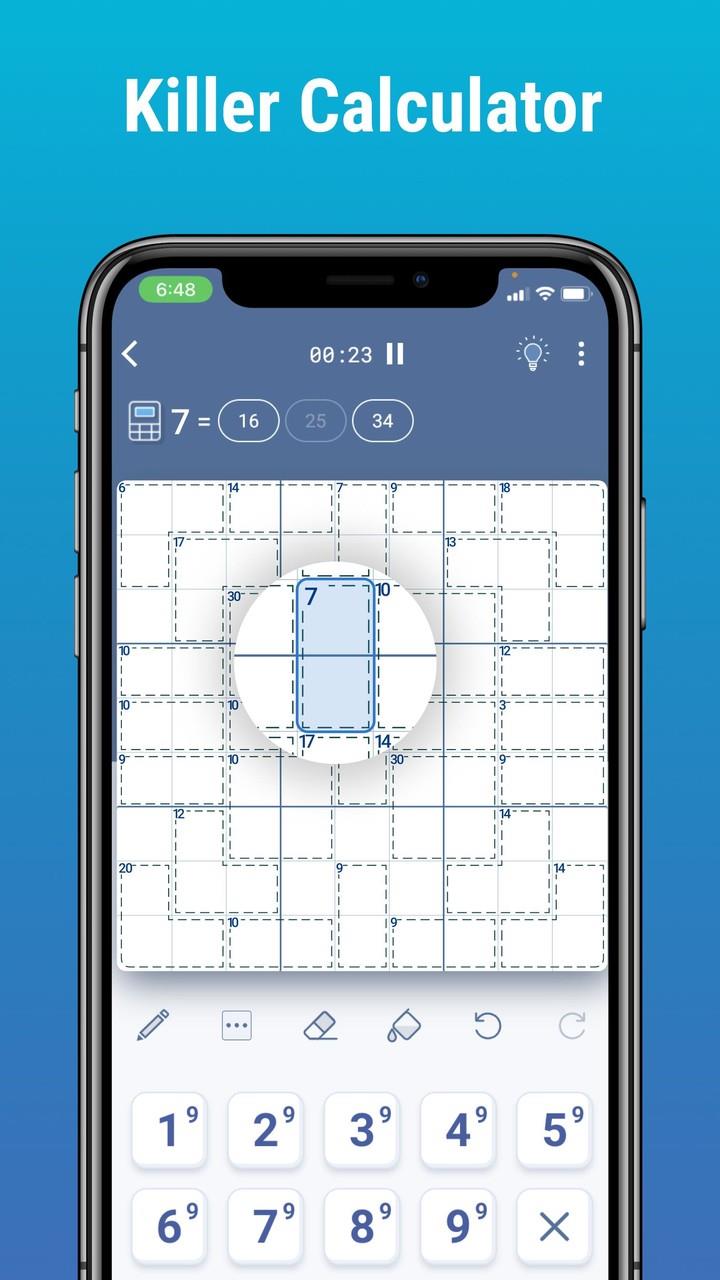 Killer Sudoku by Logic Wiz Tangkapan skrin 3