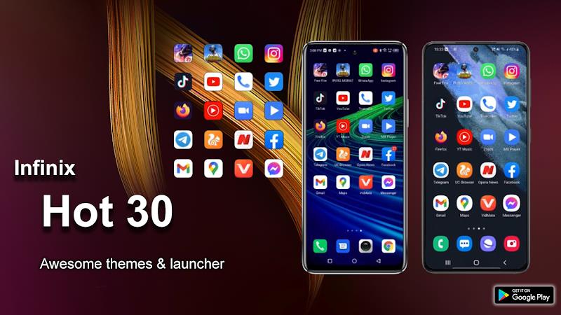 Infinix Hot 30 Launcher:Themes Captura de tela 1