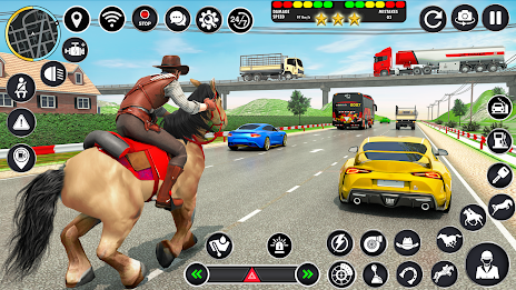 Horse Racing Games Horse Rider Schermafbeelding 2