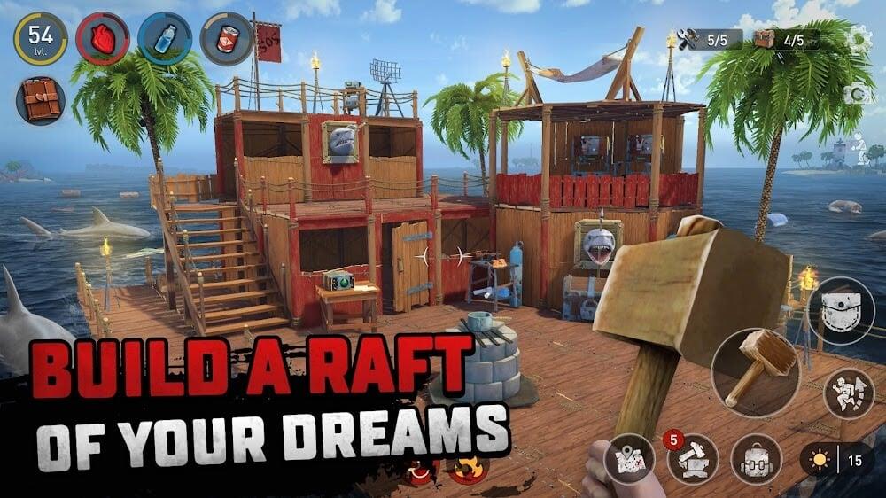 Raft Survival Скриншот 3