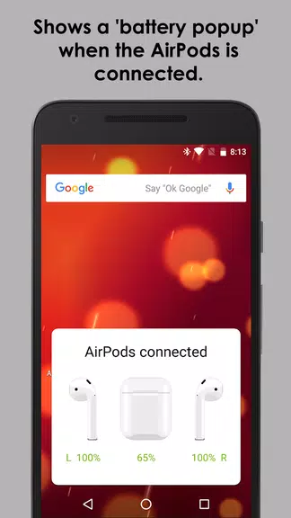 AirBuds Popup - airpod battery স্ক্রিনশট 1