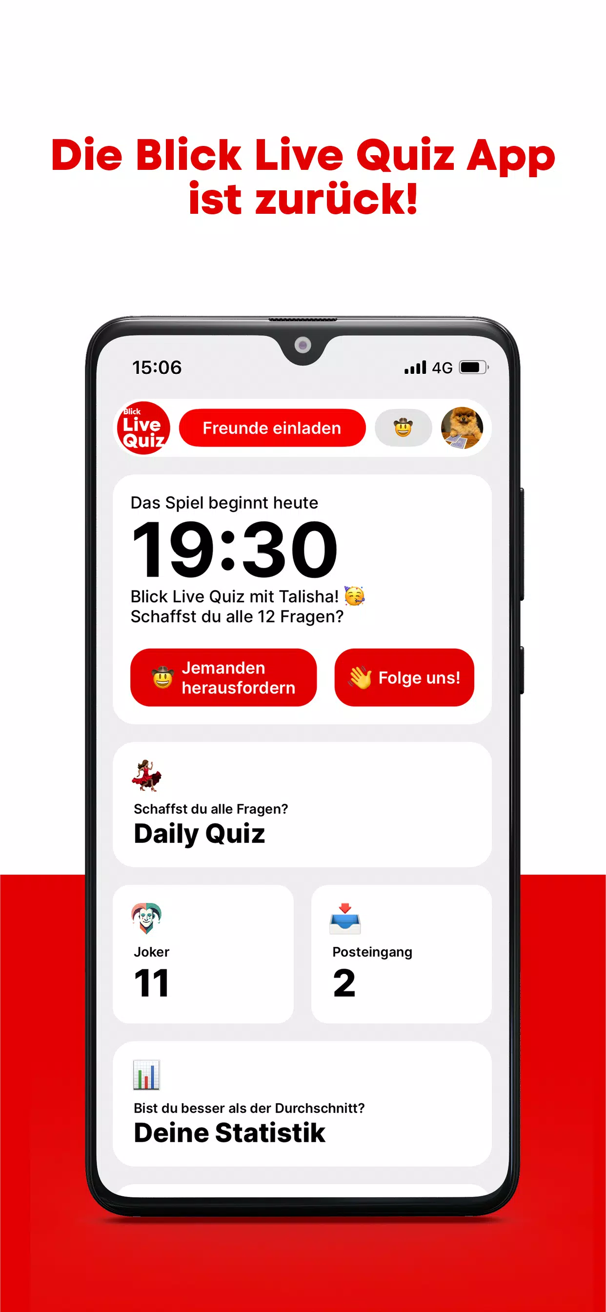 Blick Live Quiz Скриншот 1
