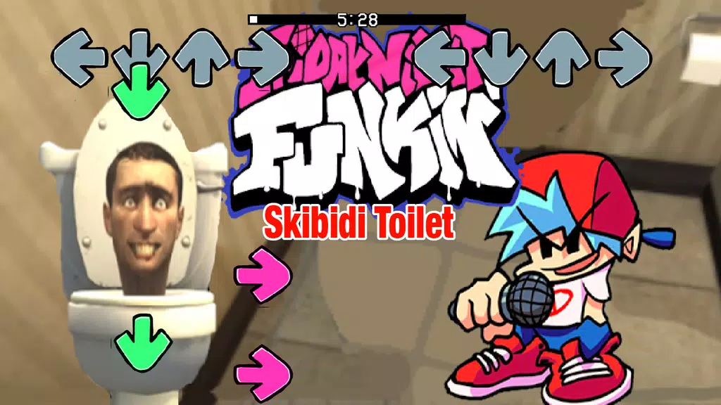 Skibin Toilet - FNF Скриншот 1