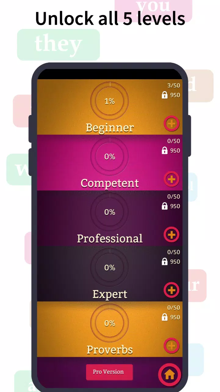 Learn English Sentence Master Capture d'écran 3