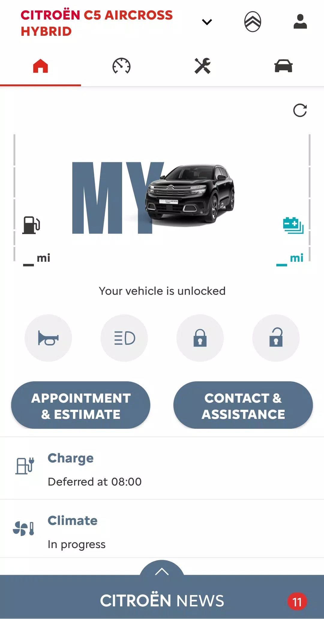 MyCitroën スクリーンショット 2