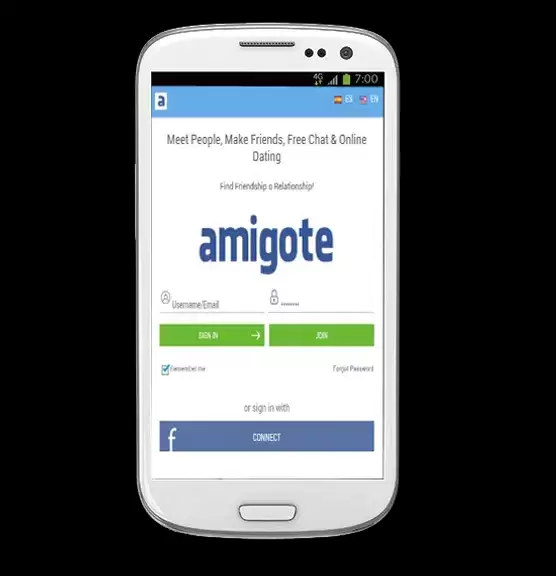 Dating App - Amigote ဖန်သားပြင်ဓာတ်ပုံ 1