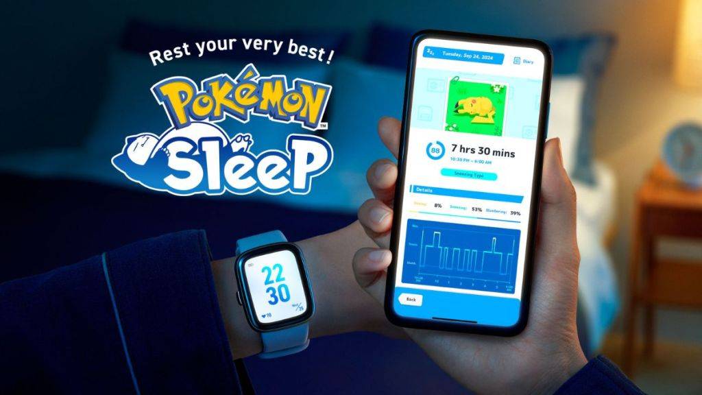 Pokemon Sleep Smartwatch Ghép cặp thông báo