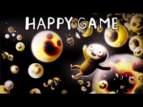 Happy Game gameplay screenshot showing surreal nightmare visuals