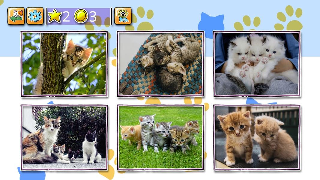 Jigsaw Puzzle Cats Kitten Ekran Görüntüsü 4