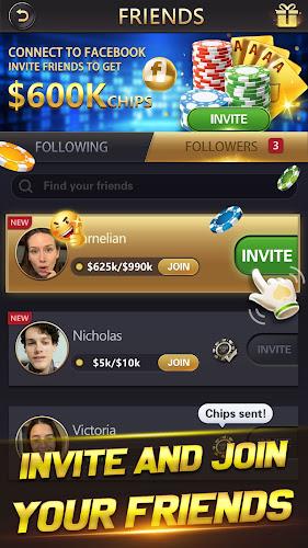 Poker Live: Texas Holdem Game स्क्रीनशॉट 4