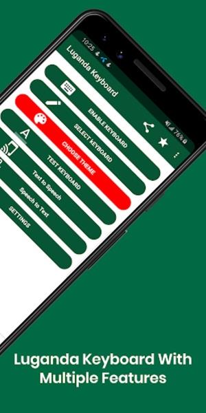 Luganda Keyboard 스크린샷 1