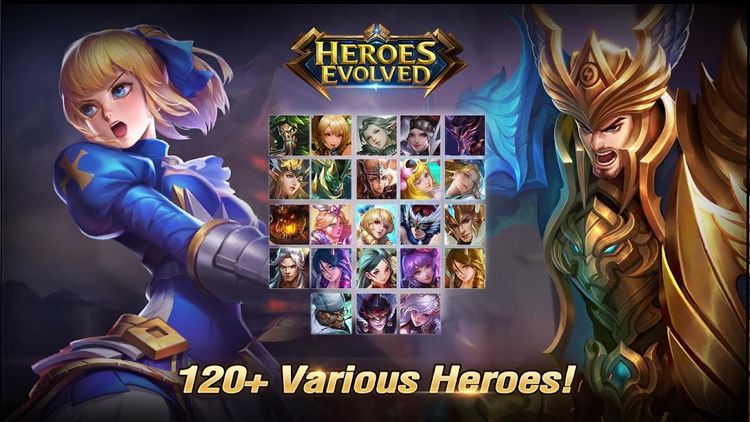 Heroes Evolved Mod ဖန်သားပြင်ဓာတ်ပုံ 4