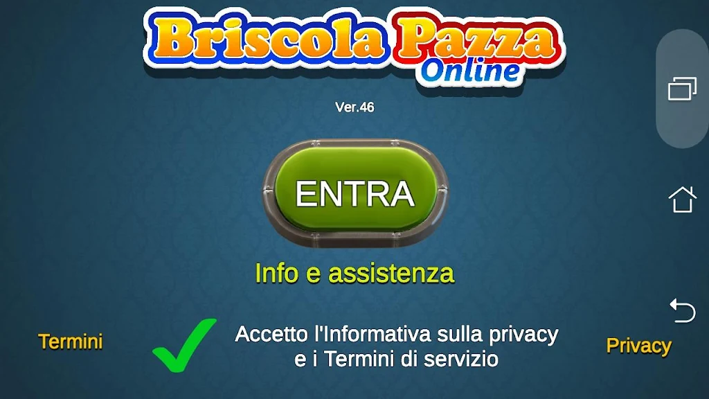 Briscola Pazza OnLine Screenshot 1