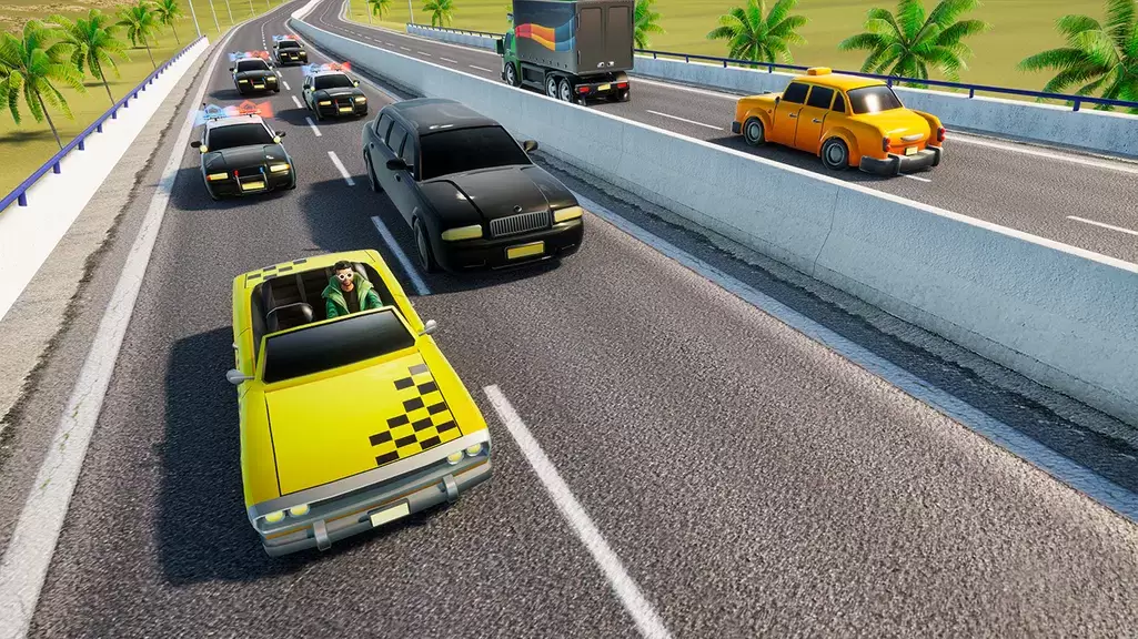 Mini Car Games: Police Chase ภาพหน้าจอ 3