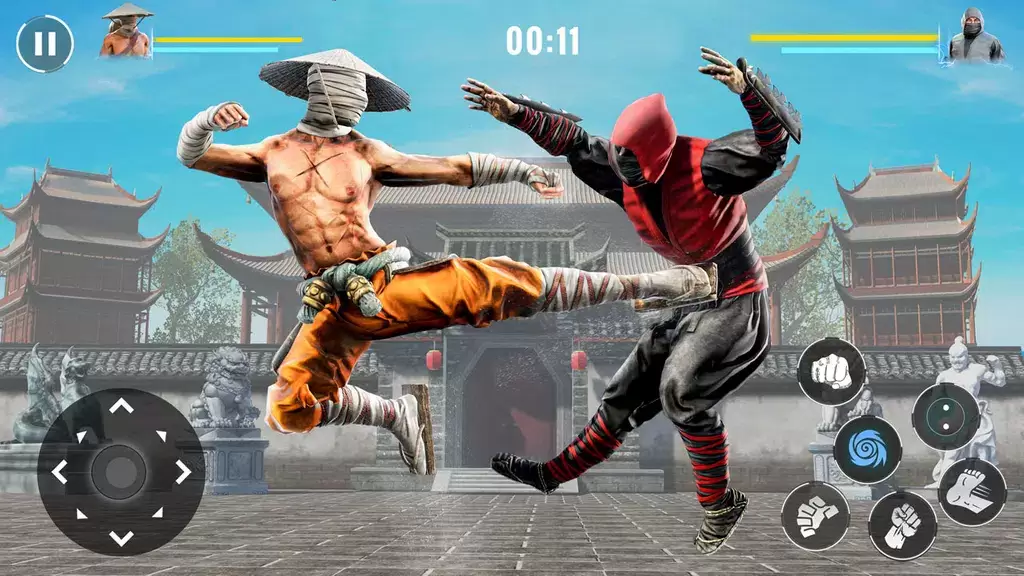 Karate Kung Fu Fighting Game Captura de pantalla 1