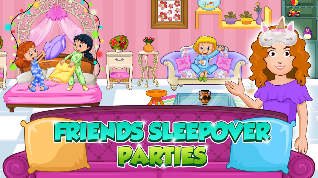 My Home City Pajama Party Captura de tela 2