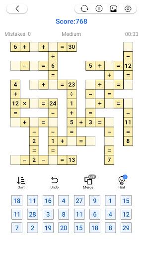 Math Number: Cross Math Puzzle Screenshot 2