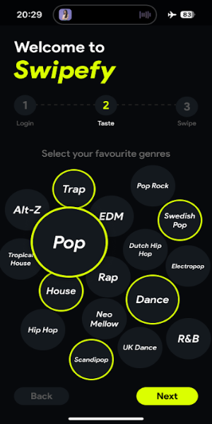 Swipefy for Spotify ภาพหน้าจอ 3