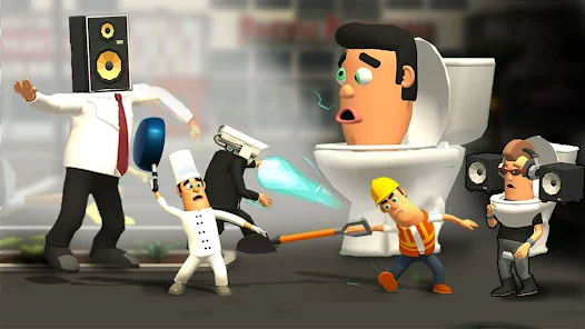 War job: Skbidi toilet Battle 스크린샷 2