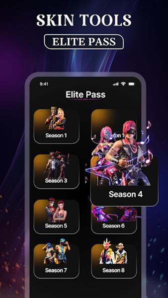 FFF Skin Tools - Elite Pass स्क्रीनशॉट 3