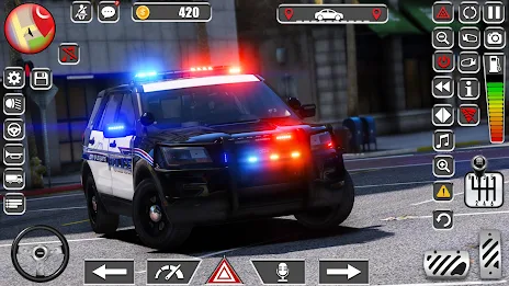 Police Car Spooky Parking 3d 스크린샷 1