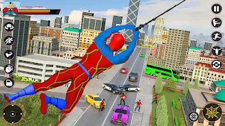 Spider Rope Hero Flying Games Tangkapan skrin 1