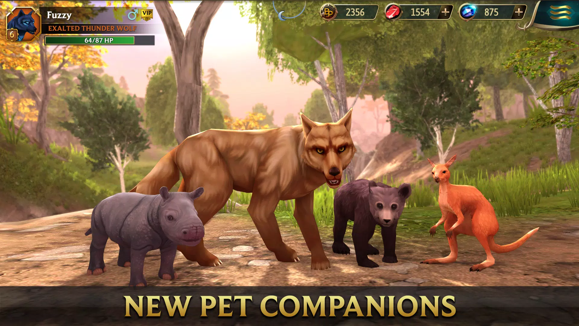 Wolf Tales - Wild Animal Sim Captura de pantalla 2