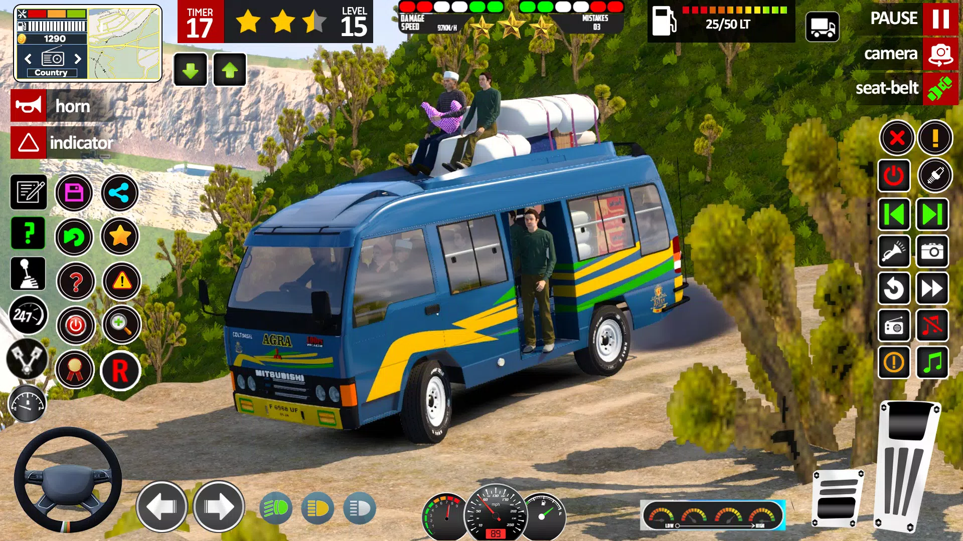 Real Mini Coach: Bus Game 3D 스크린샷 4