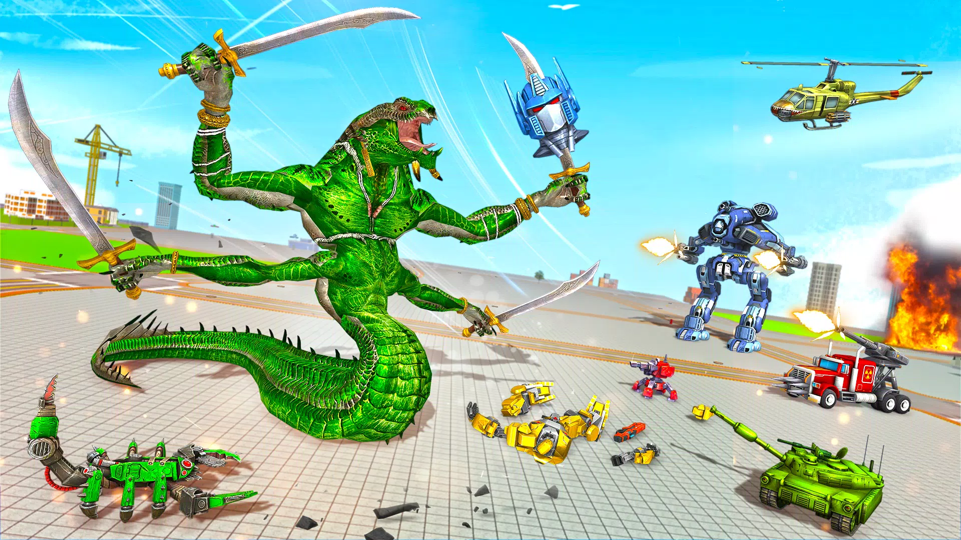 Snake Robot Game - Stone Robot應用截圖第2張