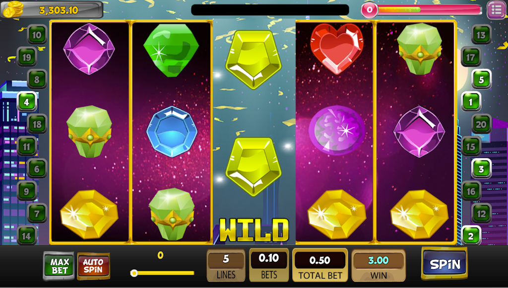 Classic Jewels Master Slot Machine Tangkapan skrin 2