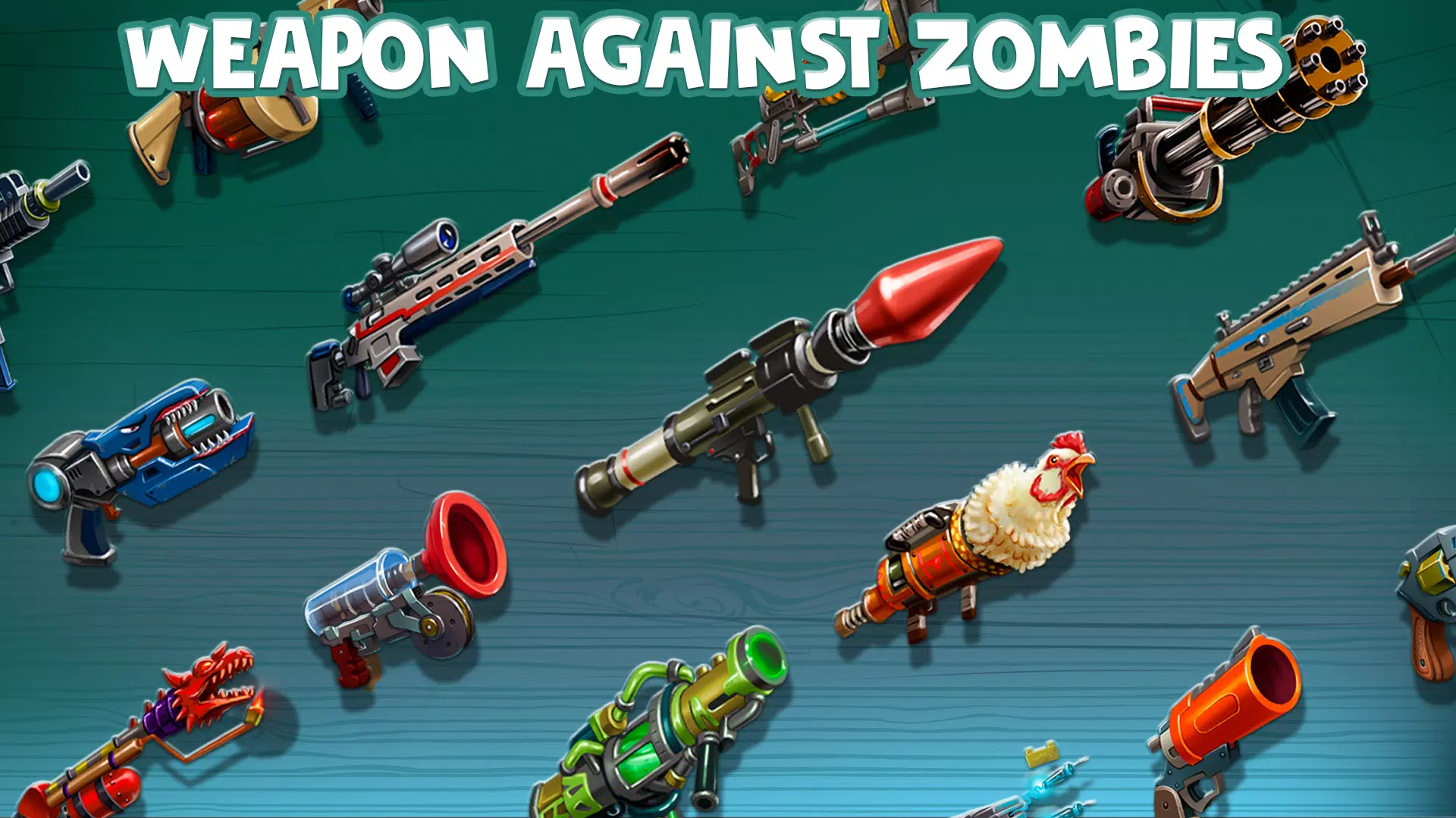 Zombie Rush Village Defense Скриншот 2