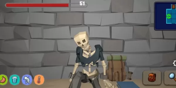 Excursionista de Mazmorras Escapa de la Trampa de Inanición