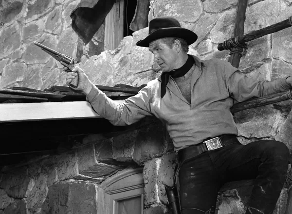 Lloyd Bridges als William Colton in The Loner