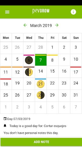 Marijuana Lunar Calendar ဖန်သားပြင်ဓာတ်ပုံ 4