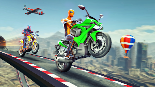 Super Hero Game - Bike Game 3D Screenshot 2