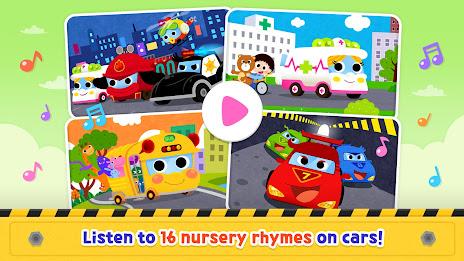 Baby Shark Car Town: Kid Games ဖန်သားပြင်ဓာတ်ပုံ 1