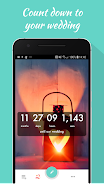 Wedding Countdown Widget Capture d'écran 1