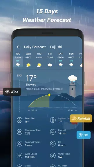 Local Radar Weather Forecast ဖန်သားပြင်ဓာတ်ပုံ 3