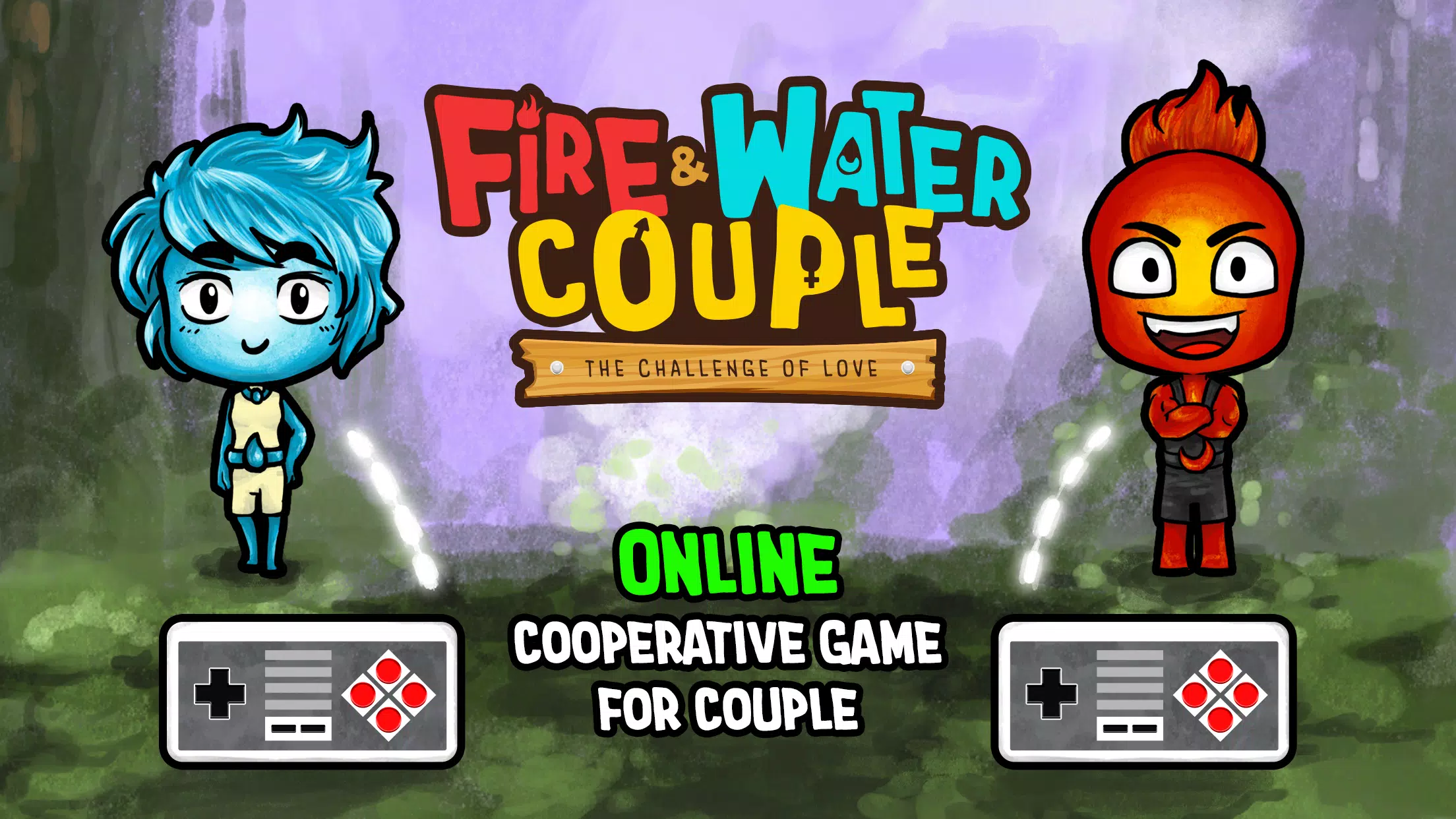 Fire and Water: Online Co-op Screenshot 1