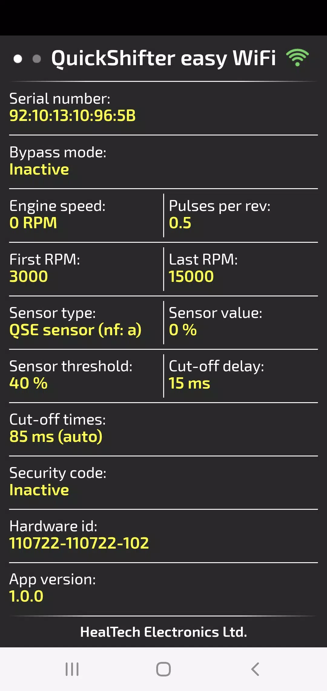 QuickShifter easy (iQSE-W) 스크린샷 3