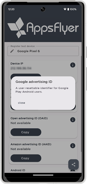 My Device ID by AppsFlyer Скриншот 2