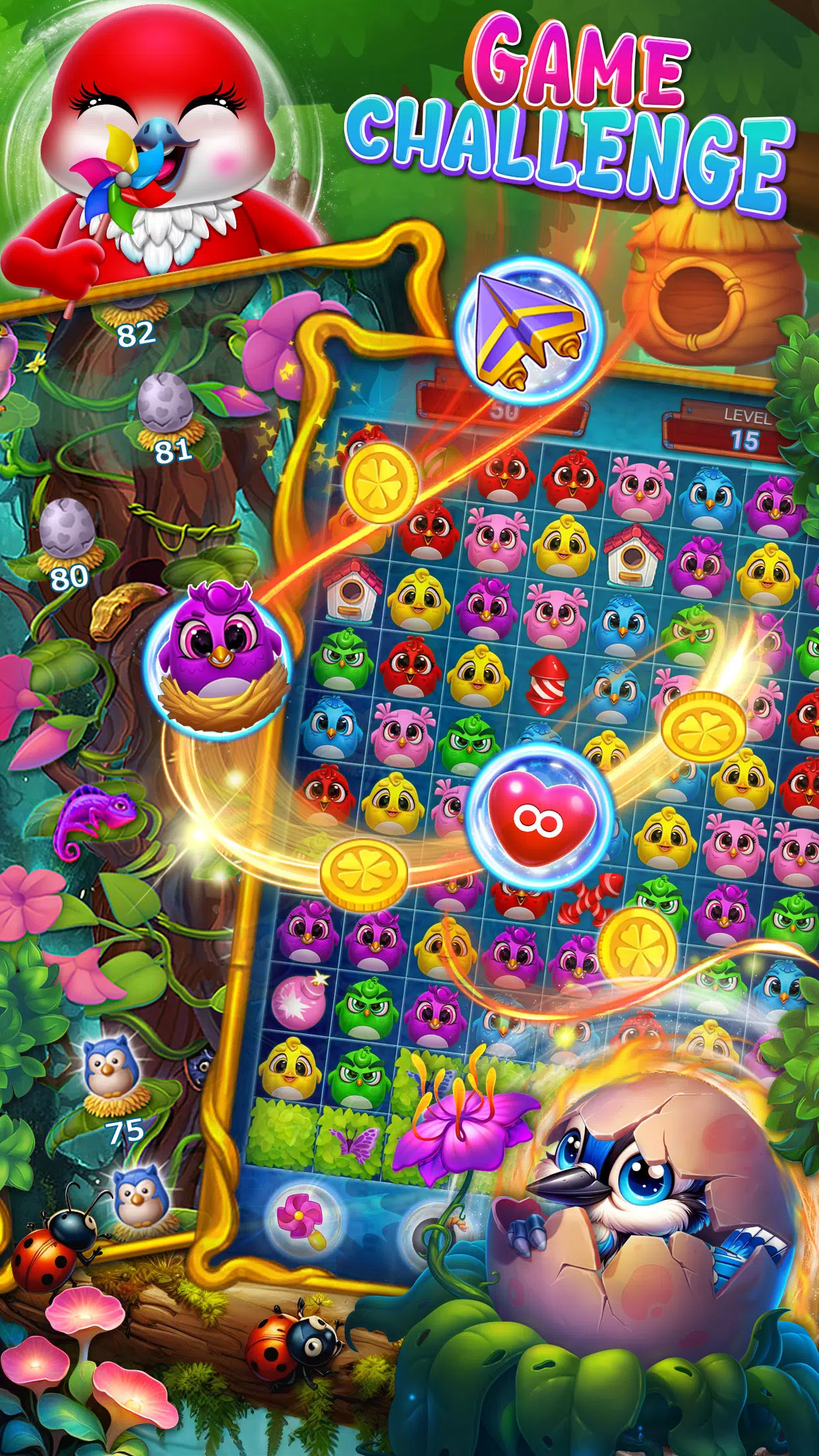 Bird Forest Mania Ảnh chụp màn hình 3