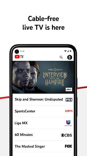 YouTube TV: Live TV & more Tangkapan skrin 1