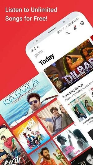 Gaana: MP3 Songs, Music App Captura de tela 4