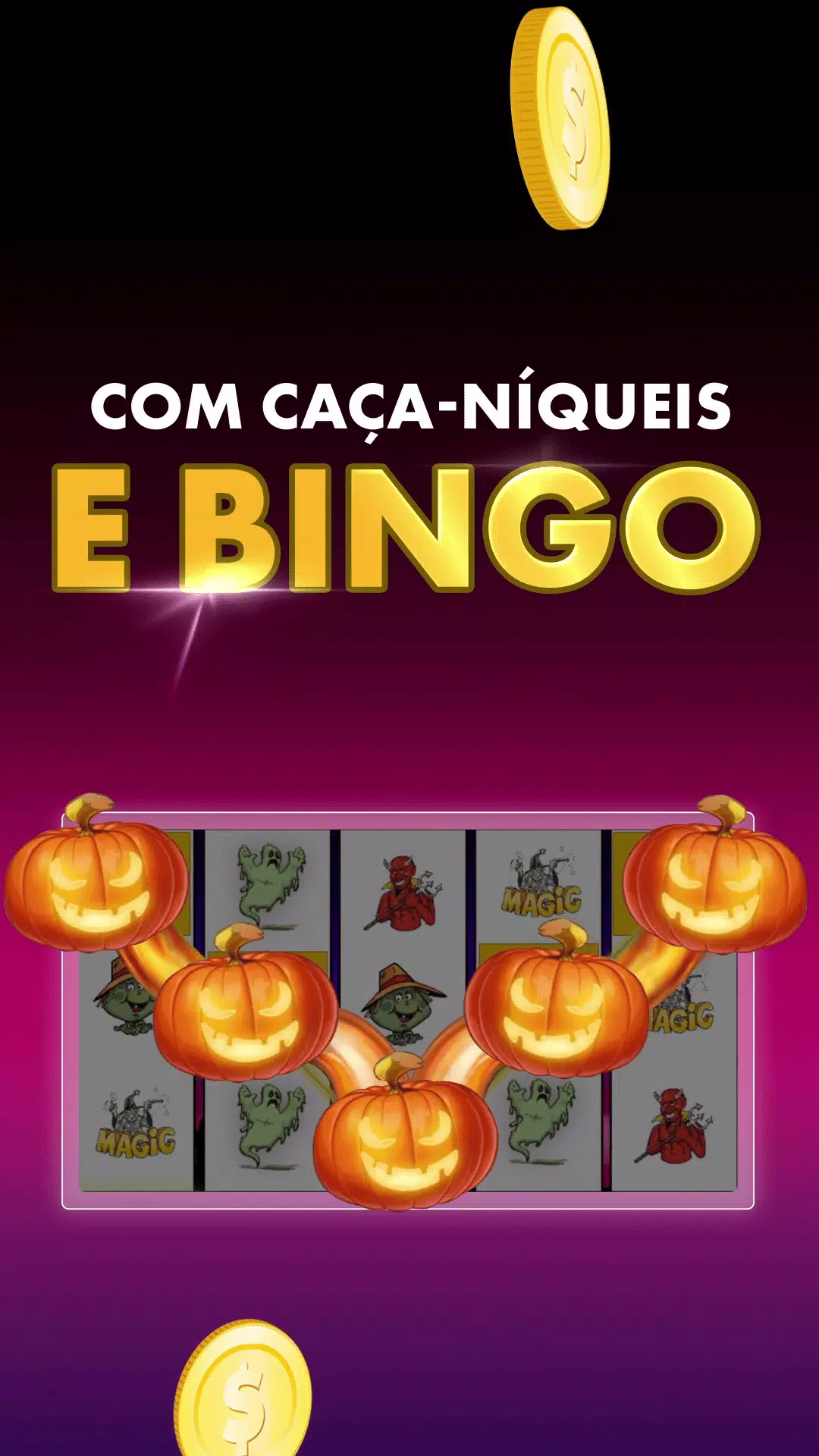 Schermata Halloween Caça Niquel e Bingo 2