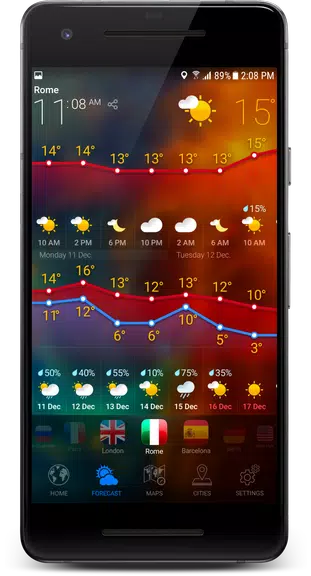 3D EARTH - weather forecast Скриншот 3