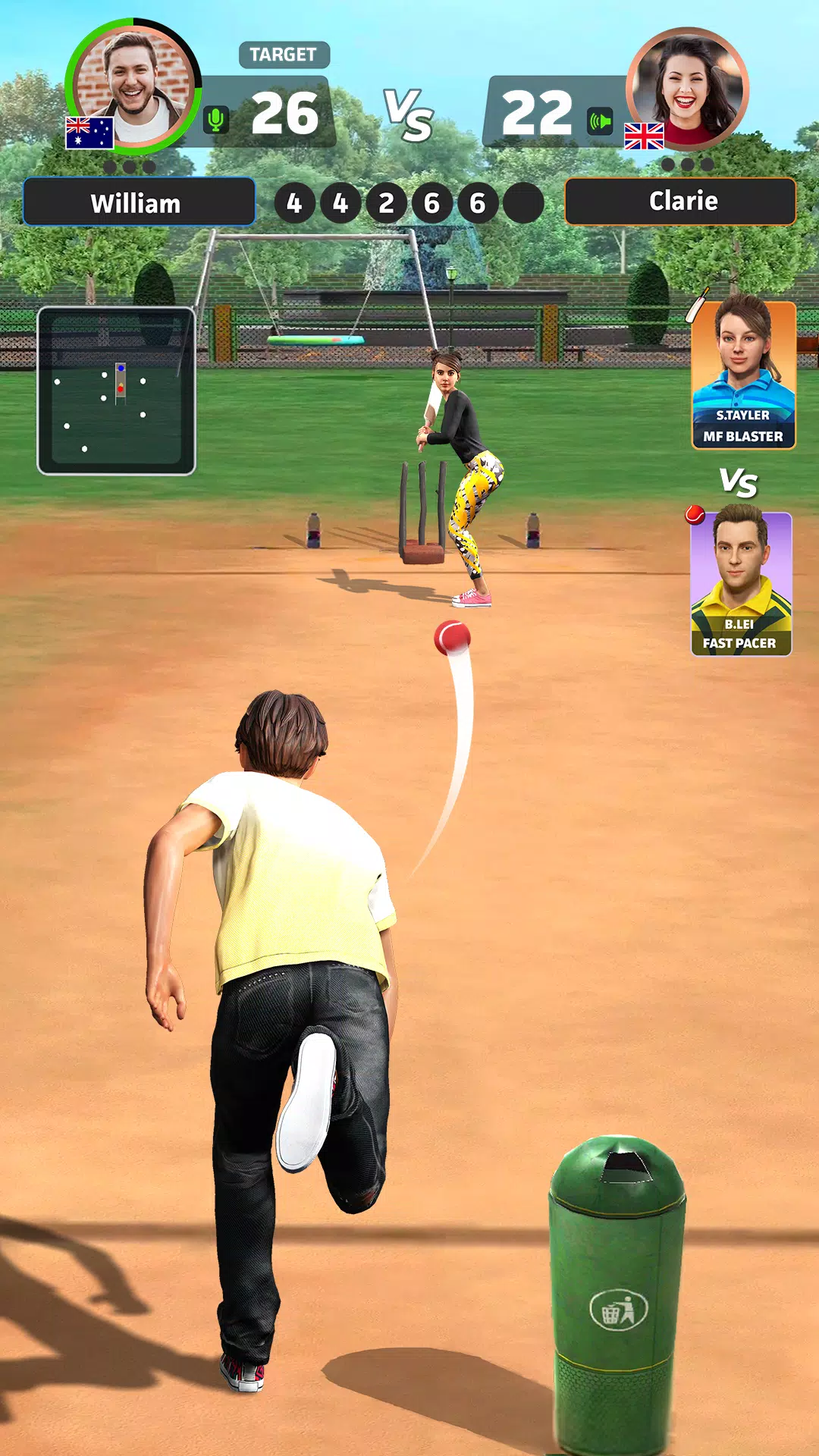 Cricket Gangsta™-Cricket Game ภาพหน้าจอ 2