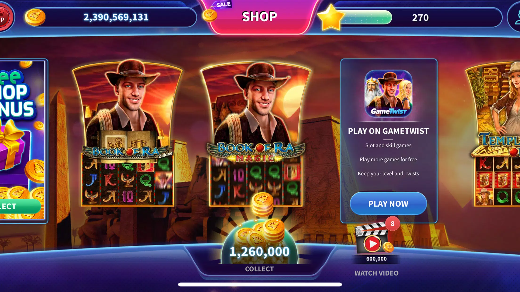 Book of Ra™ Deluxe Slot Capture d'écran 2